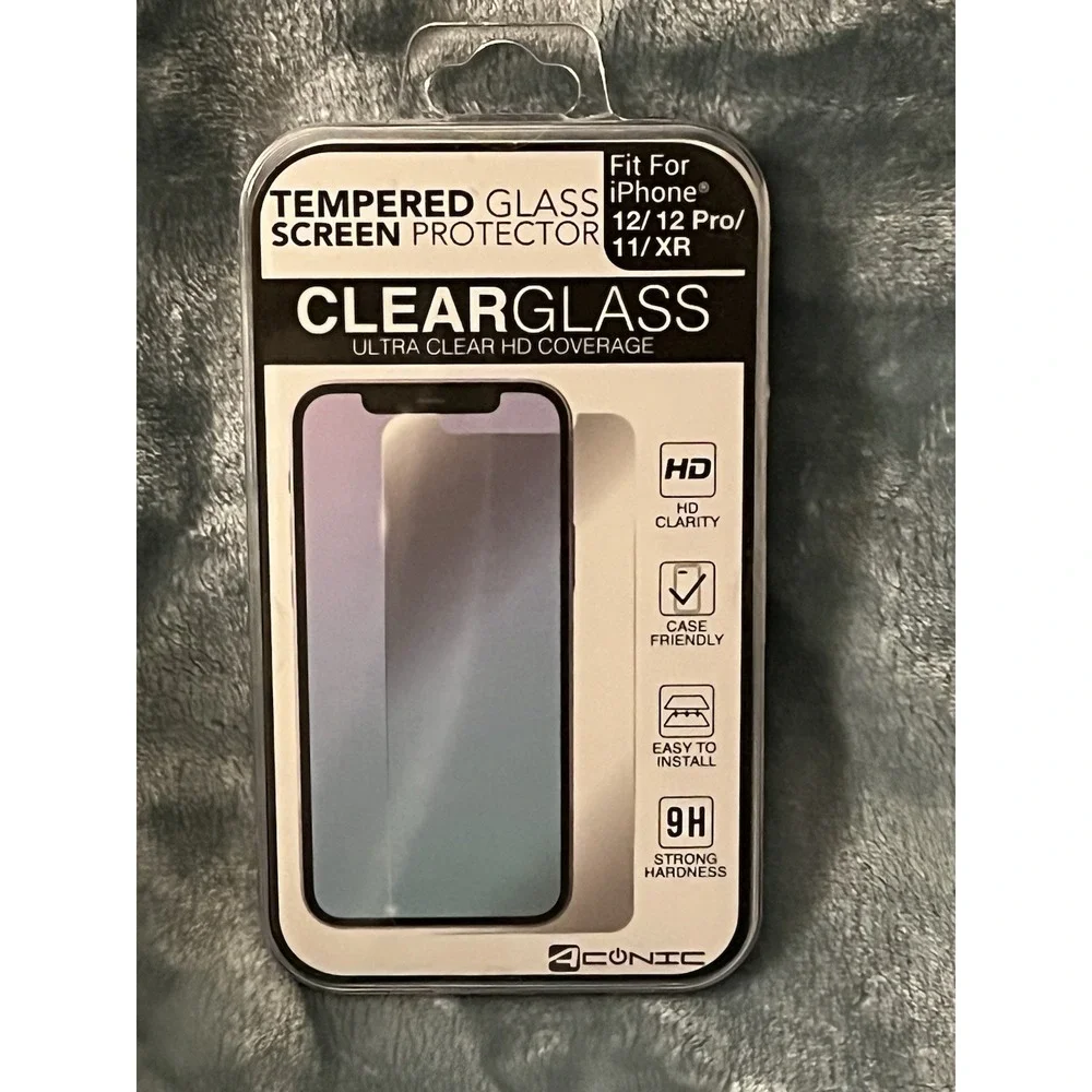 Aconic Tempered Glass Screen Protector Clear Glass-iPhone‎ 11/XR/12/12 Pro